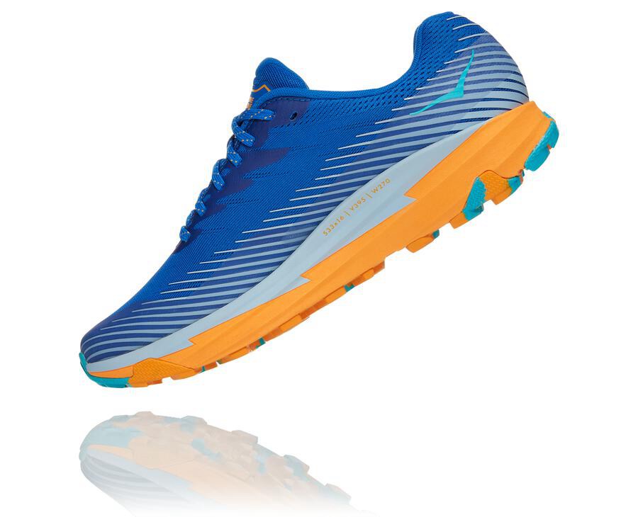 Zapatillas Trail Hoka One One Hombre - Torrent 2 - Azules - KOJ593042